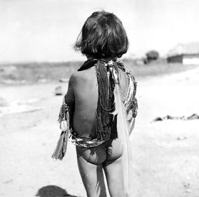 Série povo Kayapó, criança indígena