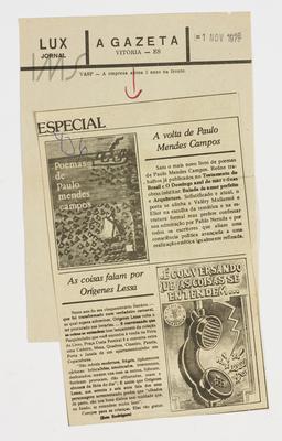 A volta de Paulo Mendes Campos