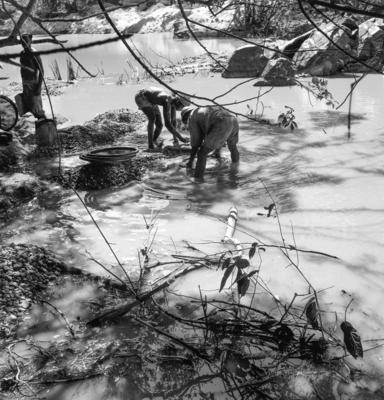 Garimpo de diamantes na Boca do Tauiri