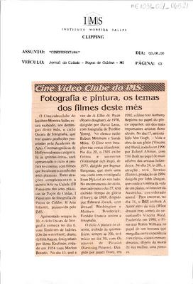 Fotografia e pintura, os temas dos filmes deste mês