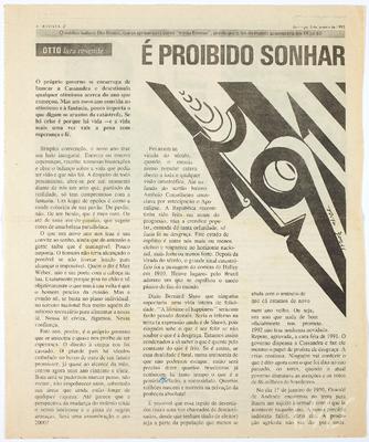 É proibido sonhar a bordo de 1992