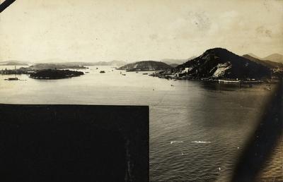 Vista aérea da Ilha de Mocanguê e Ponta da Armação