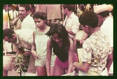 Teste de atriz com Edna de Cássia para o papel de Iracema no filme "Iracema: uma transa amazônica"