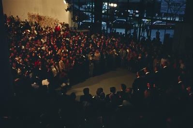 Abertura da 18ª Bienal pelo presidente José Sarney