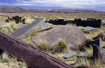 Série Bolívia - Sítio arqueológico de Tiahuanaco
