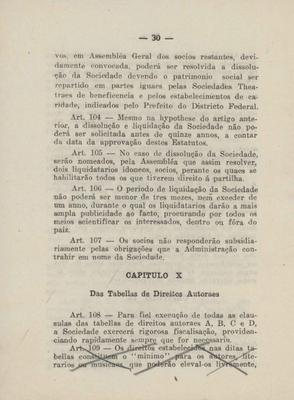Estatutos da Sociedade Brasileira de Autores Theatrais