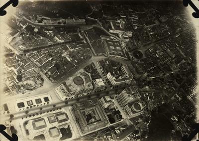 Vista aérea da Avenida Central (atual Rio Branco)