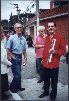 Carlos Poyares com a flauta
