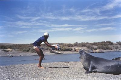 Jorge Bodanzky filmando