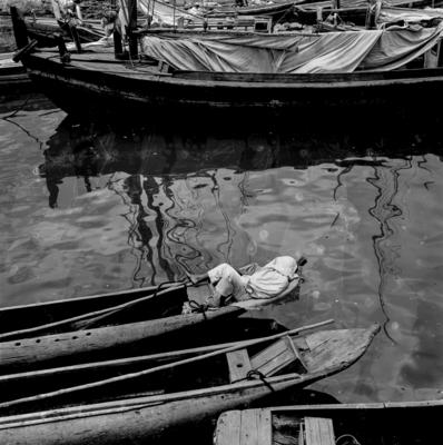 Embarcações na rampa e arredores do Mercado Modelo