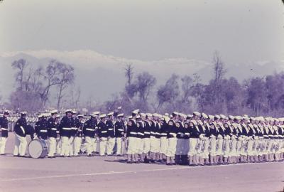 Desfile militar em comemoração à independência chilena