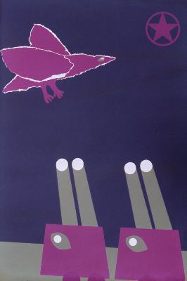 Reprodução de mural chileno