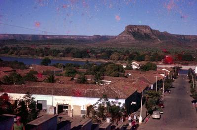 Vista da cidade e Morro de Santa Cruz