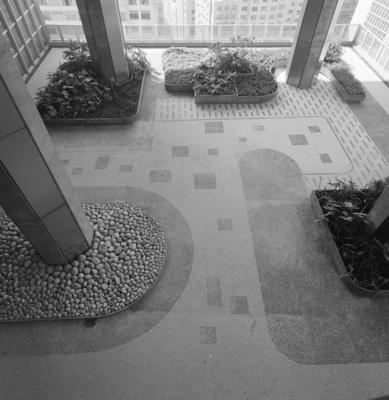 Jardim suspenso do Edifício da Petrobras, projetado por Burle Marx