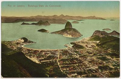 Enseada de Botafogo vista do morro do Corcovado