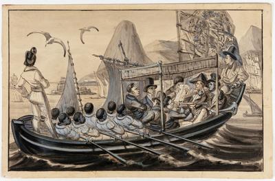 [La barque de Guarda Mor (Capitaine du Port) de Rio Janeiro]