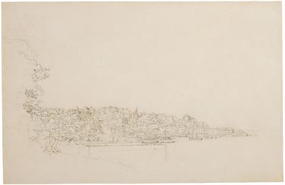 (Lisboa vista dos jardins de Janelas Verdes)