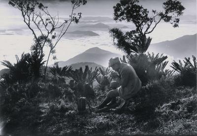 Autorretrato de Martin Chambi no alto de Carabaya