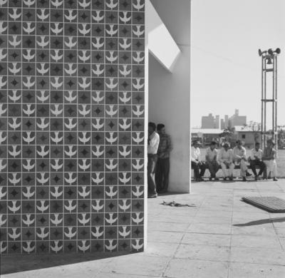 Igrejinha de Nossa Senhora de Fátima. Painel de azulejos de Athos Bulcão