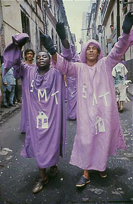 Série Bahia Antiga e Nova - Foliões de bloco carnavalesco