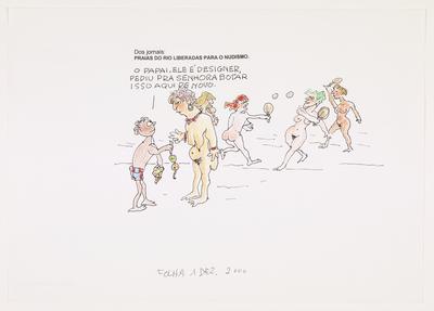 Dos jornais: Praias do Rio liberadas para o nudismo.