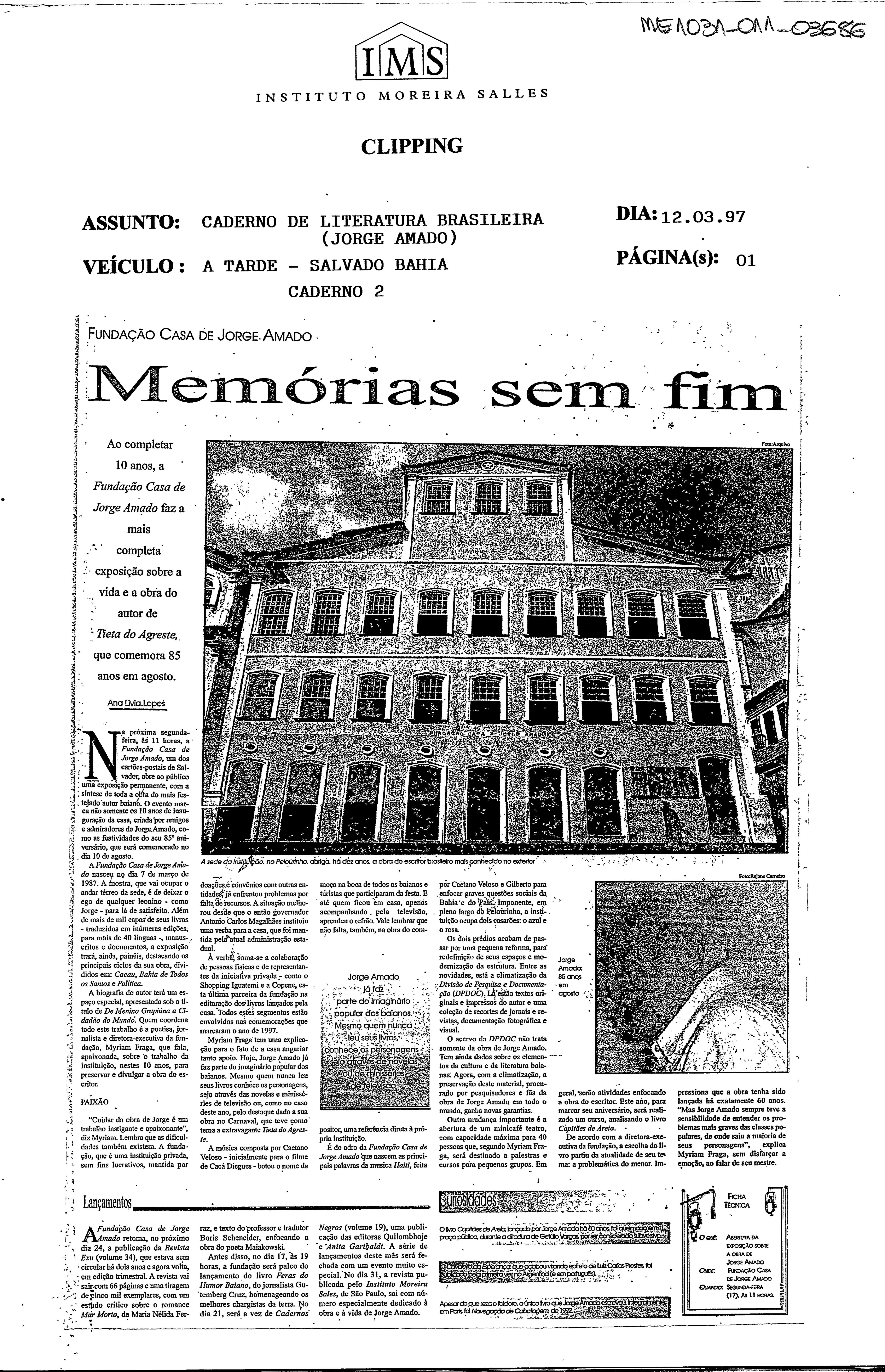 Memórias sem fim