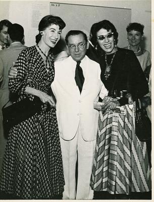 Cacilda Becker, Cândido Portinari e Yara Salles