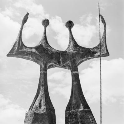 "Os Candangos" ou "Os Guerreiros", escultura de Bruno Giorgi
