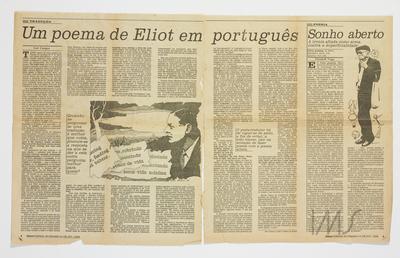 Um poema de Eliot em português