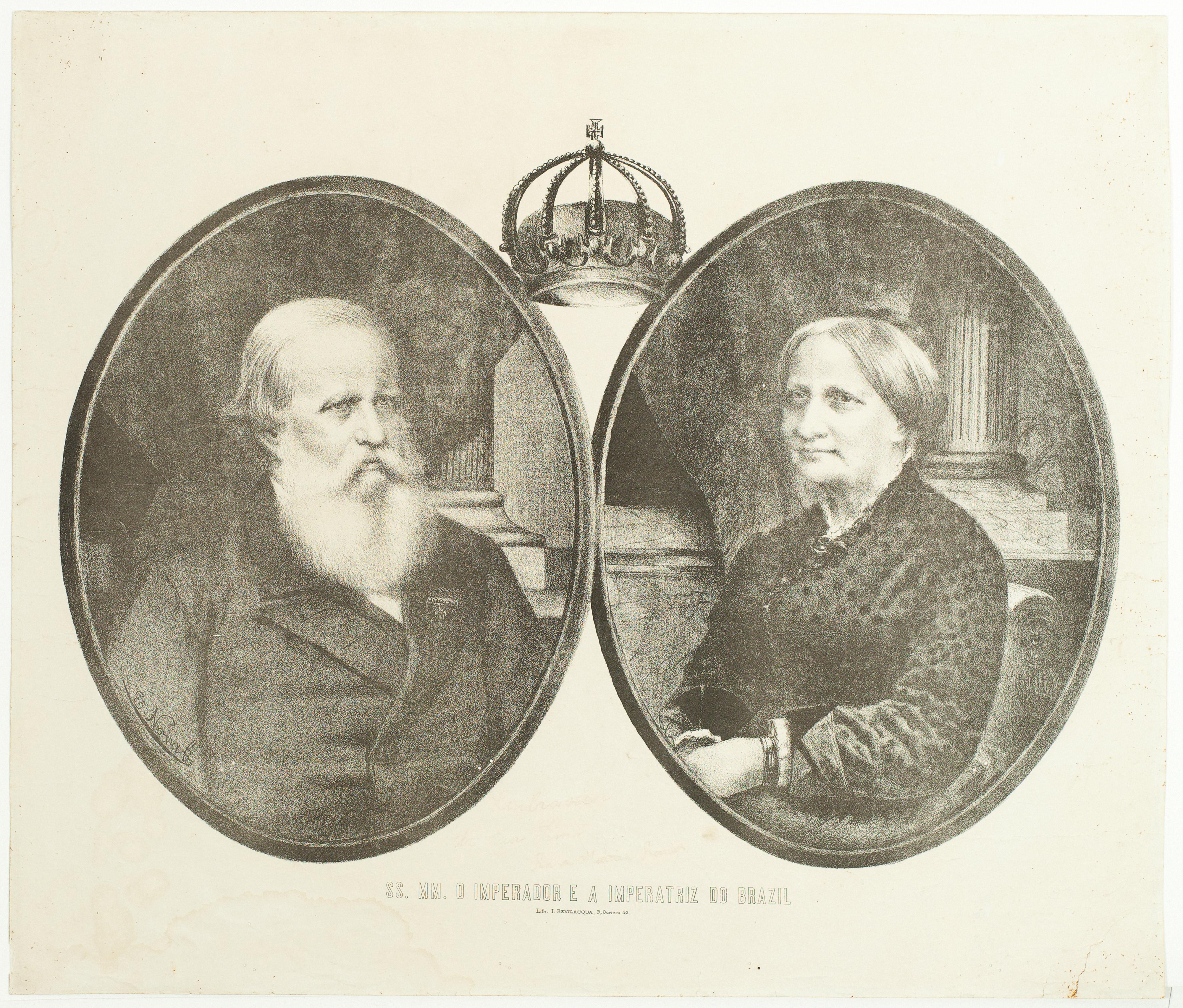 SS. MM. O Imperador e a Imperatriz do Brazil