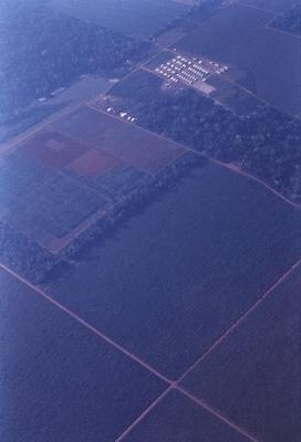 Vista aérea de propriedade rural