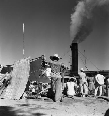 Acampamento às margens do Rio São Francisco