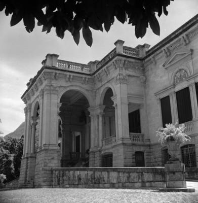 Aspecto externo do casarão do Parque Lage