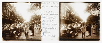 Corso carnavalesco na Avenida Rio Branco