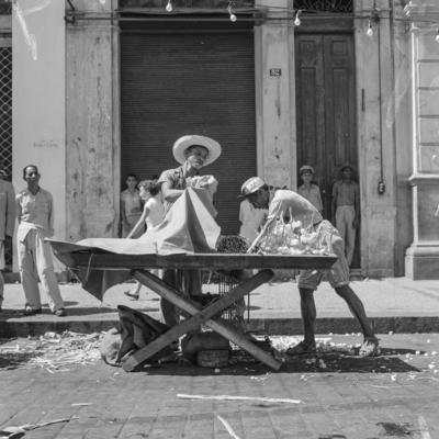 Comércio ambulante durante o carnaval