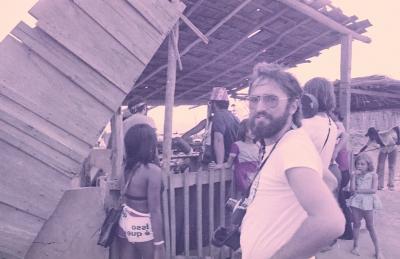 Wolf Gauer em primeiro plano