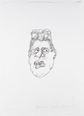 The king of the black sweetmeat made of cocoanuts. (O rei da cocada preta)