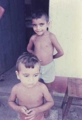 Vila de pescadores no litoral sul, próximo ao Quilombo de Sibaúma