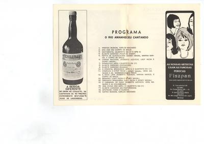 O Rio amanheceu cantando...