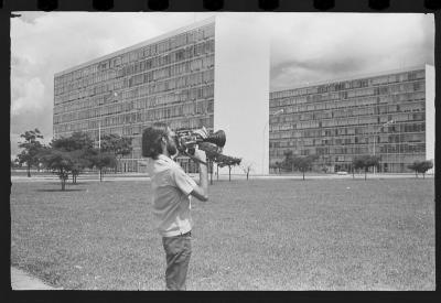 Brasília com Hermano Penna, filmagens para Aloísio Leite ou TV alemã