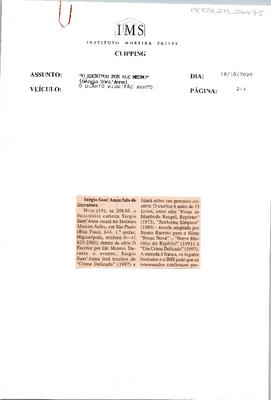 Sérgio Sant'Anna fala de literatura