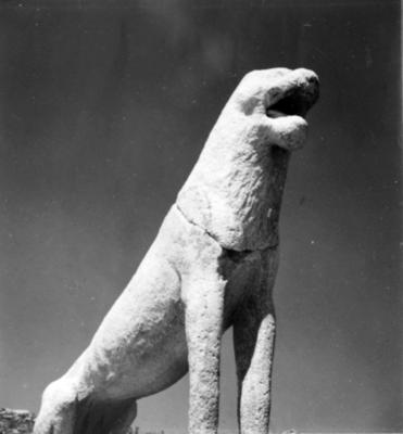 Alameda dos leões arcaicos, em Delos