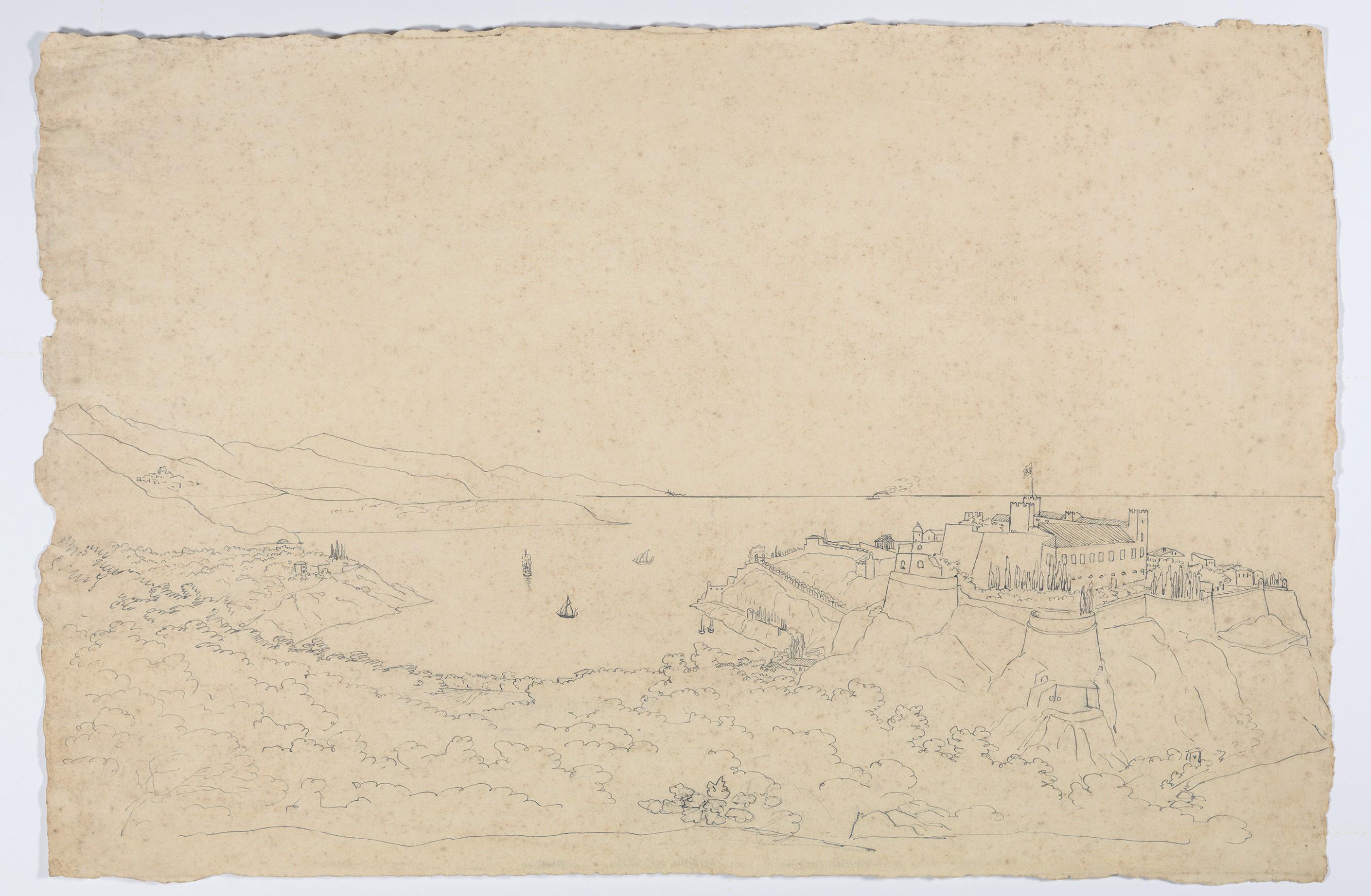 Vista do palácio de Mônaco