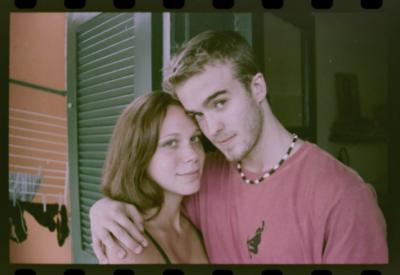 Anna Bodanzky com seu namorado