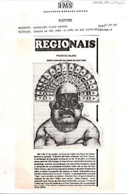 REGIONAIS - Poços de Caldas: Chico Caruso na Casa da Cultura