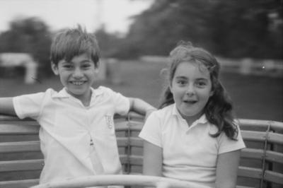 Willy e Anne Koltarevsky no parque