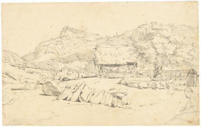 (Corcovado visto de uma pedreira)