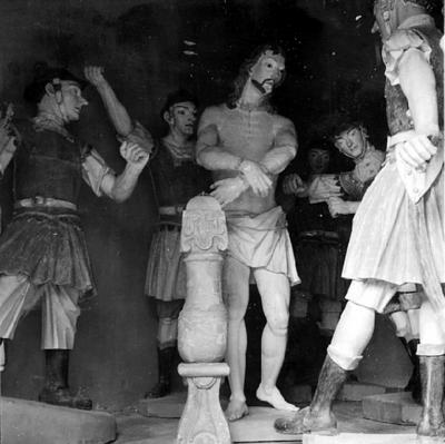 Via Crucis, Passos da Paixão, esculturas de Aleijadinho, Cristo no Passo da Flagelação