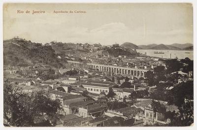 Aqueduto da Carioca; a partir do Morro de Santa Teresa