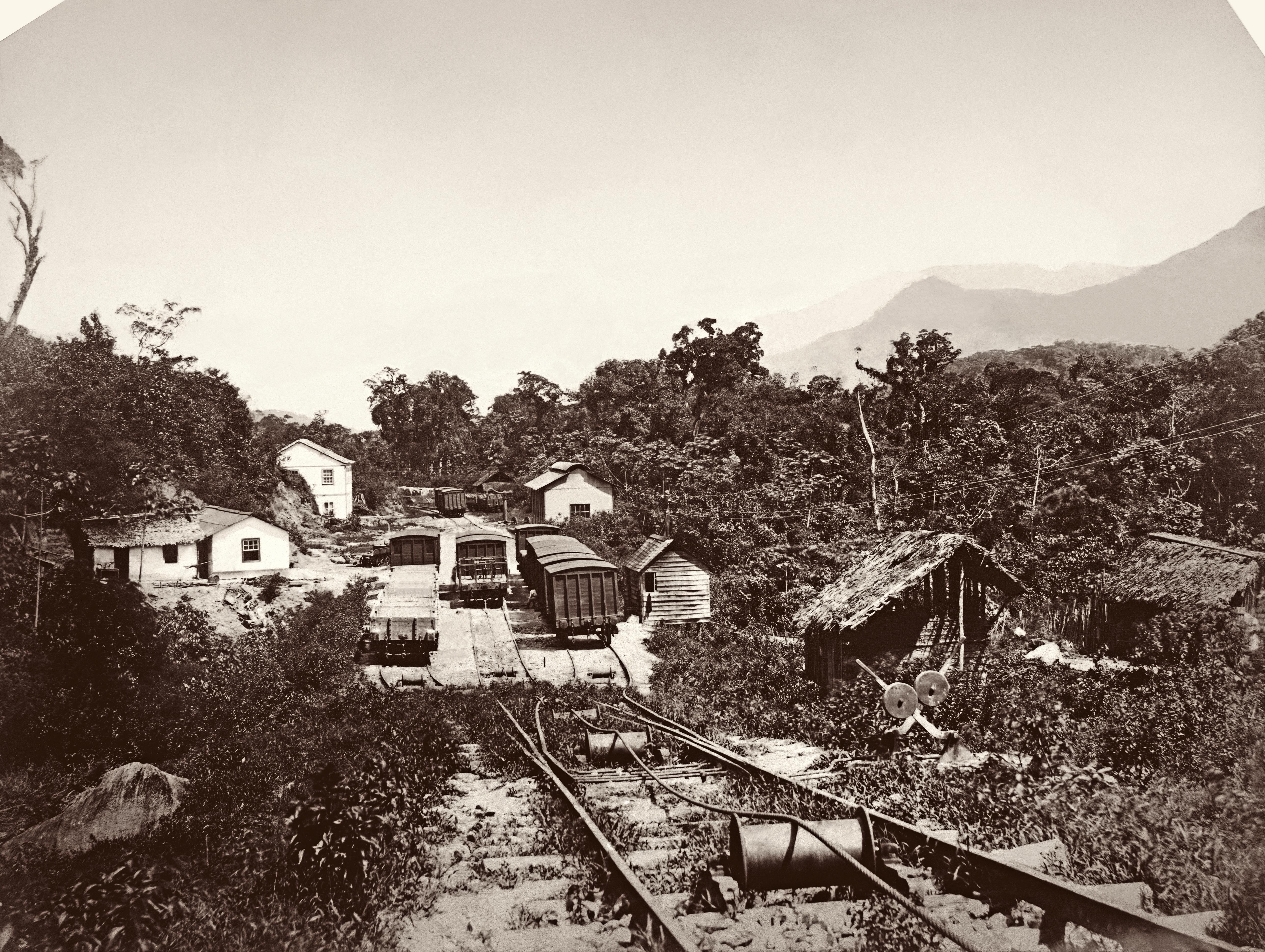 Raiz da Serra. Subida do primeiro plano inclinado